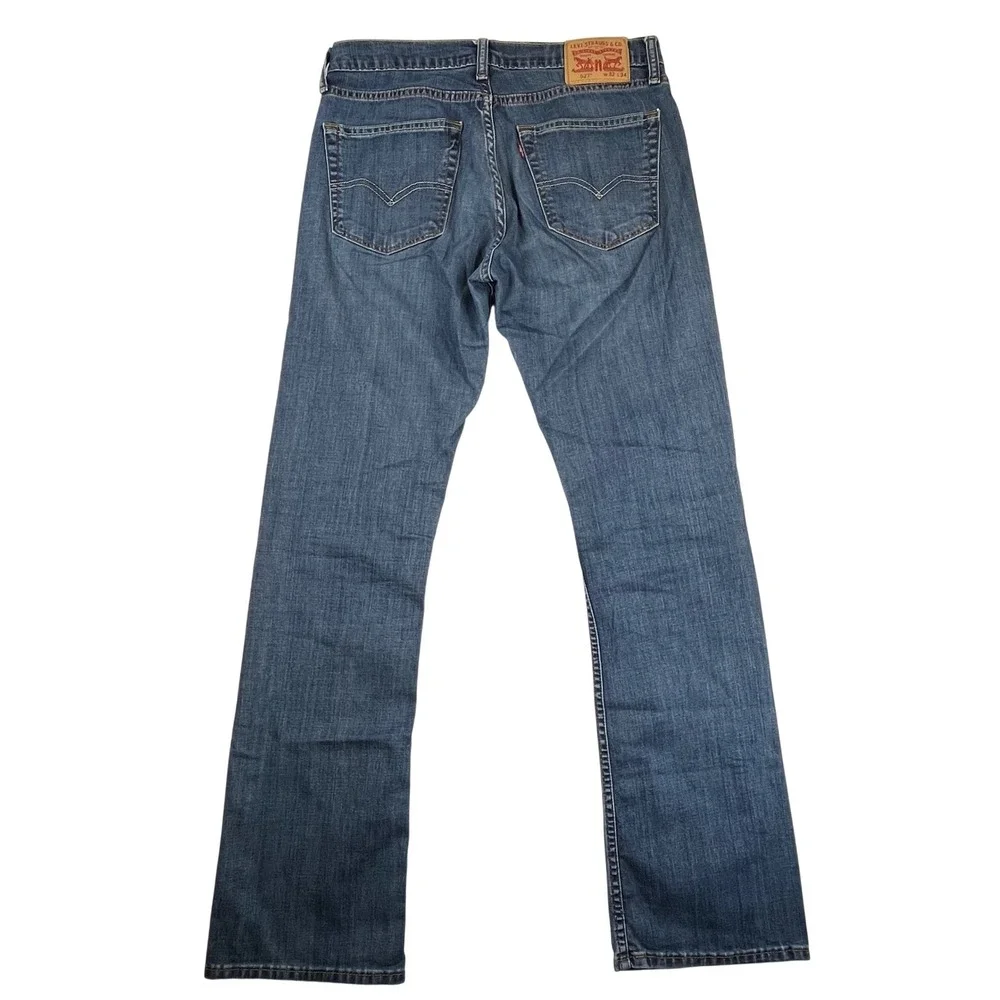 Levis 527 Slim Bootcut Jeans Mens 32x34 (32x32) Blue Denim Medium Wash